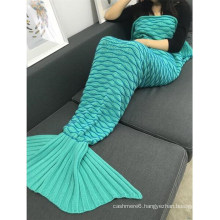 2017 New Handmade Fleece Blankets Mermaid Tail Blanket